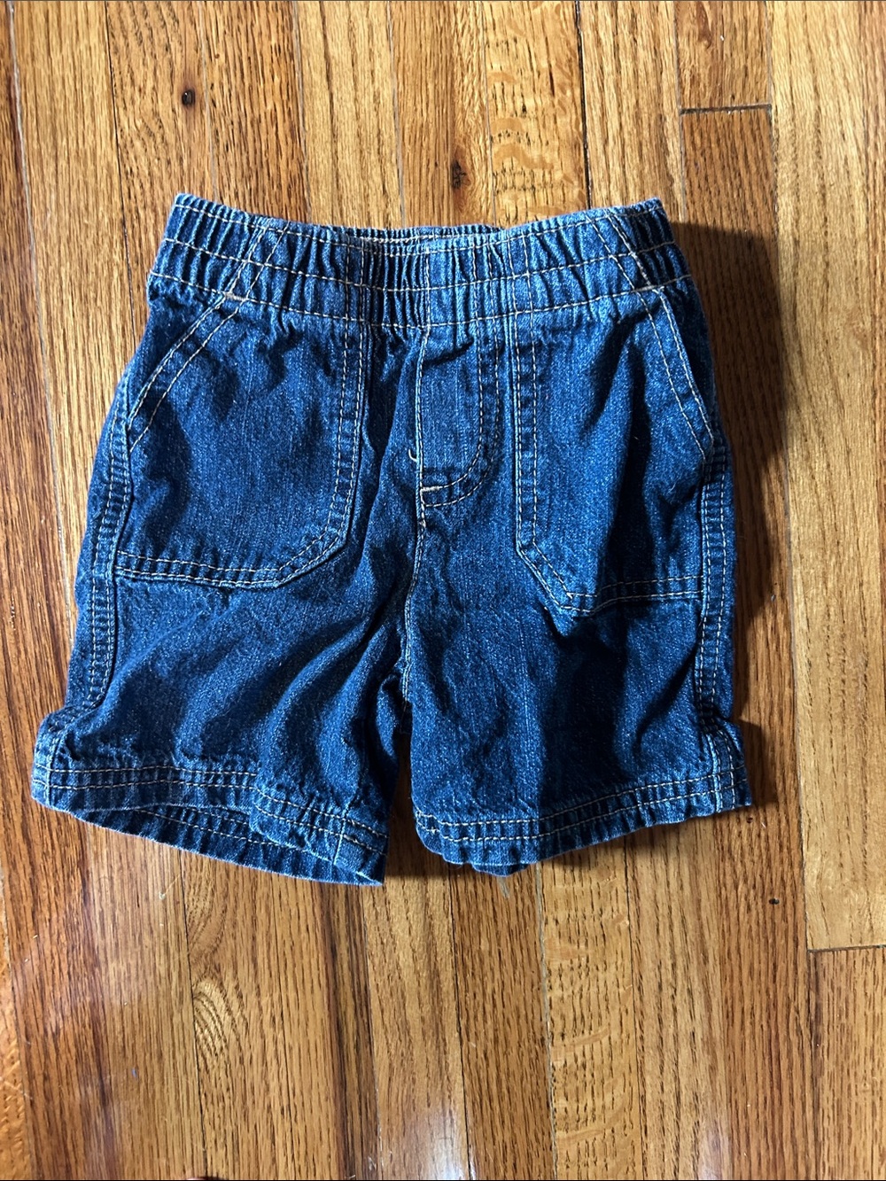 Circo Dark Blue Denim Pull-On Shorts